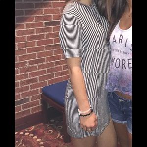 Brandy Melville Striped T-Shirt Dress